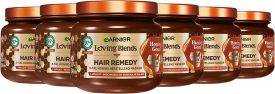 Garnier Loving Blends - Masque - Huile d'argan et de camélia - 340 ml - Pack économique de 6 pièces