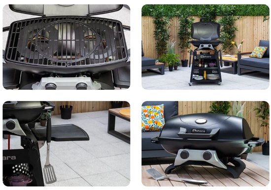 Sahara Storm gasbarbecue - 2 branders - semi-portabel - demontabel voor tafel gebruik - compleet met onderstel - 4400 wat van Sahara — afbeelding 5