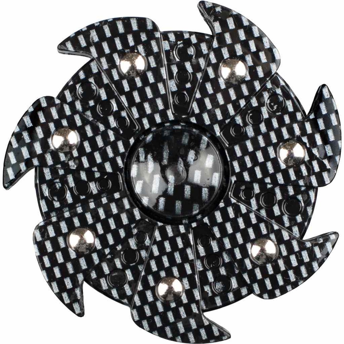 BAYO Fidget Spinner grijs 6 cm - Anti-stressspeelgoed