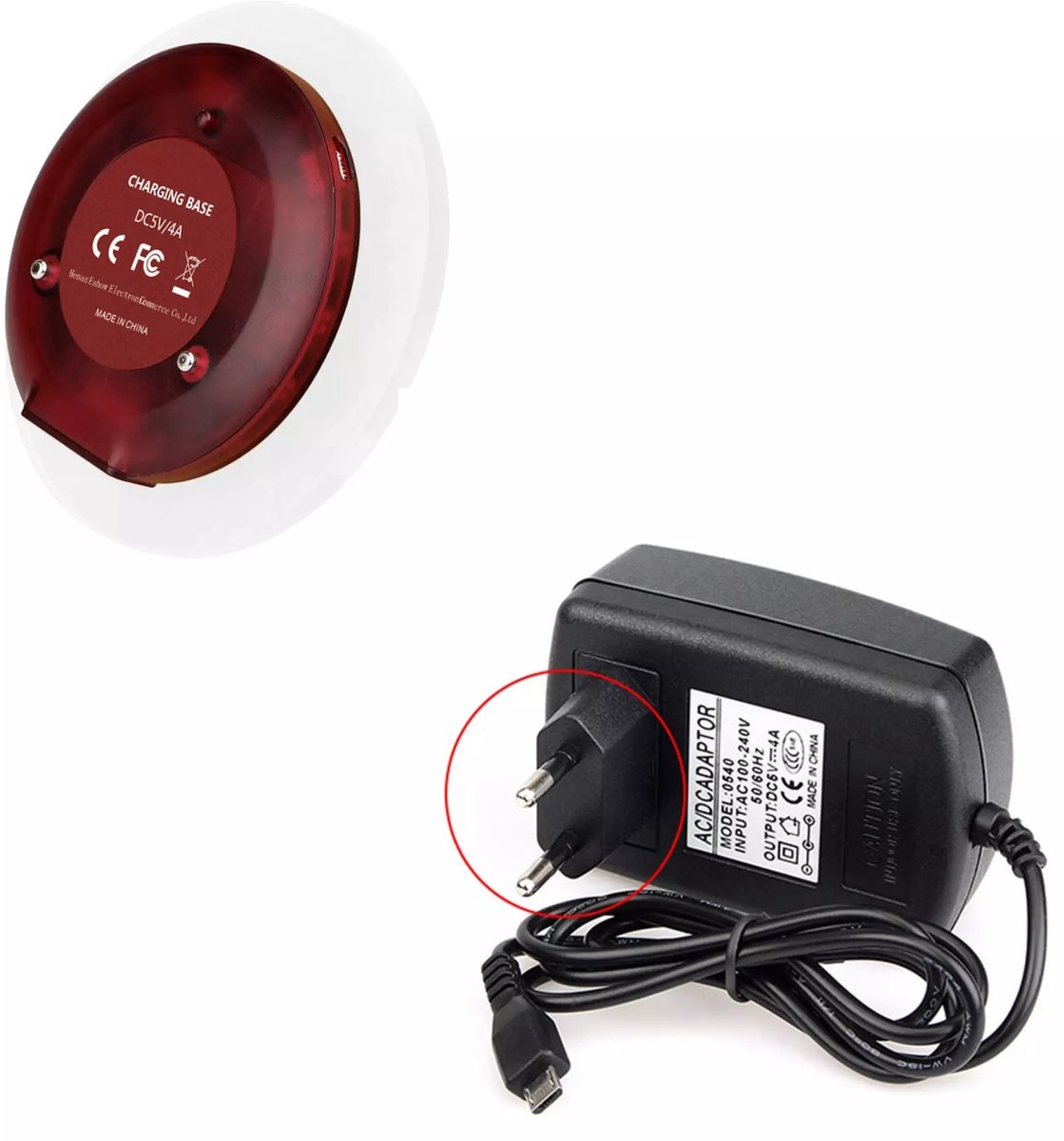 Retekess T119 – Oplaadstation – Voor Coaster Pagers – LED – Compact – Zwart