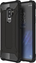 Ntech Samsung Galaxy S9 Plus Hybrid Armor Hoesje - Zwart