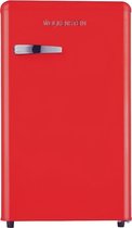 Wolkenstein KS 95 RT - Retro Tafelmodel Koelkast - rood