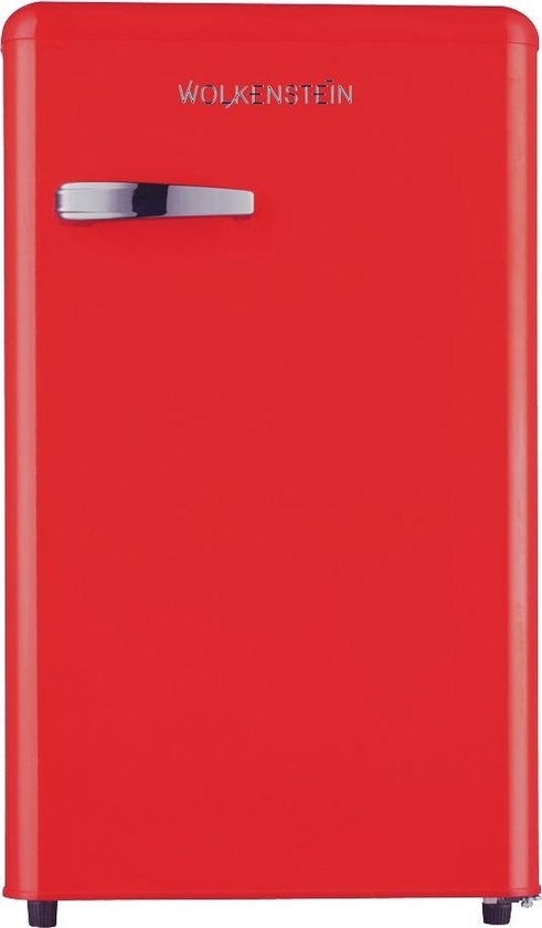 Koelkast: Wolkenstein KS 95 RT - Retro Tafelmodel Koelkast - rood, van het merk Wolkenstein