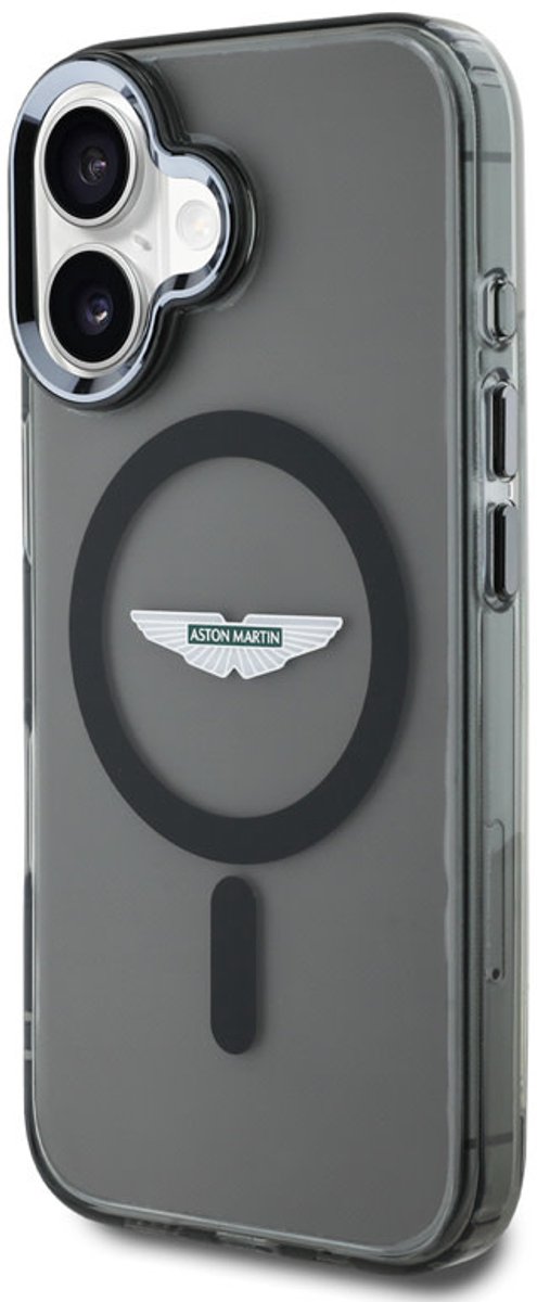 Aston Martin – Backcover iPhone 16 – Magsafe - IML Frosted Effect - Zwart