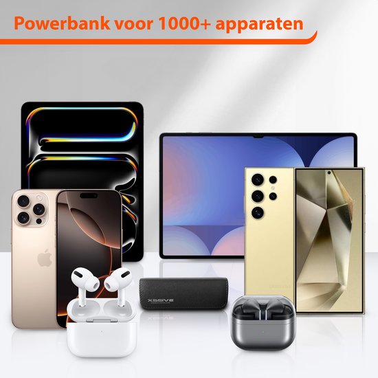 Petite batterie externe porte-clés 2600 mAh - Ultra légère et compacte - Port de charge USB A - Compatible avec Mini Powerbank iPhone / Samsung - 68 grammes - Batterie externe Zwart