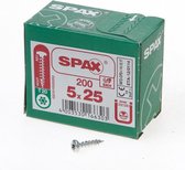 Spax Spaanplaat CK Verzinkt Torx 5.0 x 25 - 200 stuks