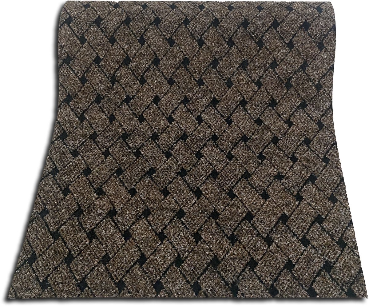 JYG Union - Naaldvilt Keukenloper - Bruin - 50 cm - 50 x 1300cm