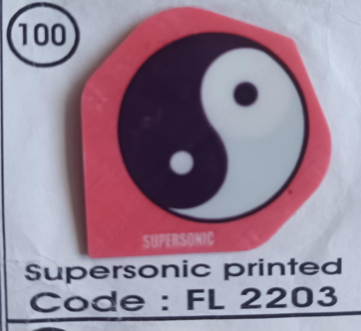 Dart Flights - 10 sets (30 stuks) - 100 micro - Supersonic - FL2203