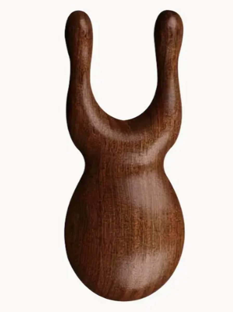 Gezichtsmassage tool - Gua Sha - Sandelhout Massage - Stralend Gezicht