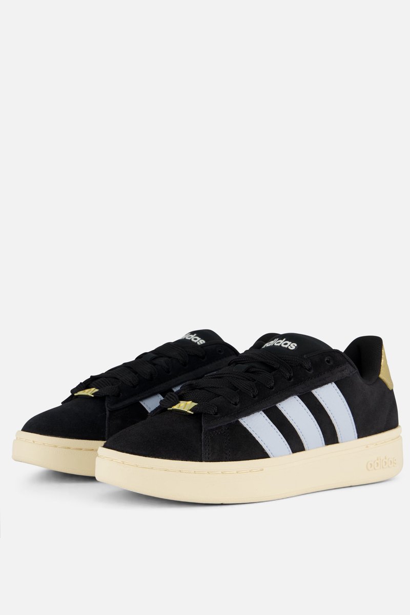 Adidas Grand Court Alpha Sneakers Suede Zwart