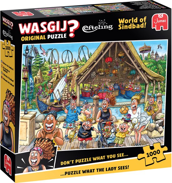 Wasgij Original Efteling - De Wereld van Sindbad! - 1000 stukjes puzzel - Legpuzzel