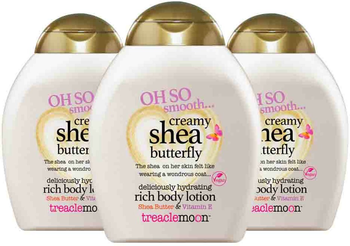 Treaclemoon Creamy Shea Butterfly Bodylotion - 3 x 250 ml - Voordeelverpakking