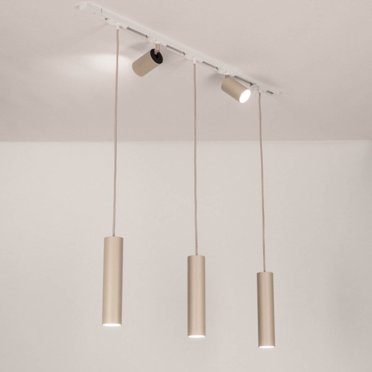 Lumidora Railspot 75287 - AREZZA - 3 Lichts - GU10 - Wit - Beige