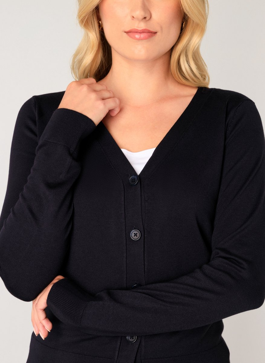 BASE LEVEL Yvon Vest - Dark Blue - maat 44