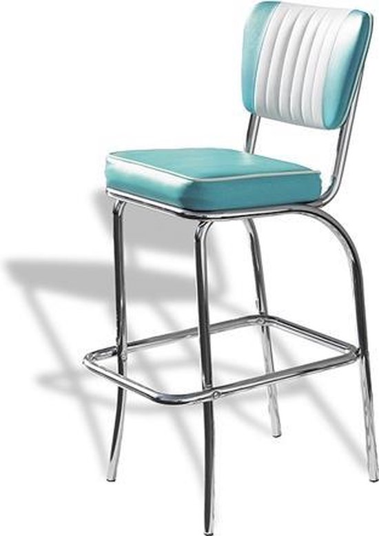 Bel Air Retro Barkruk BS-40 Turquoise