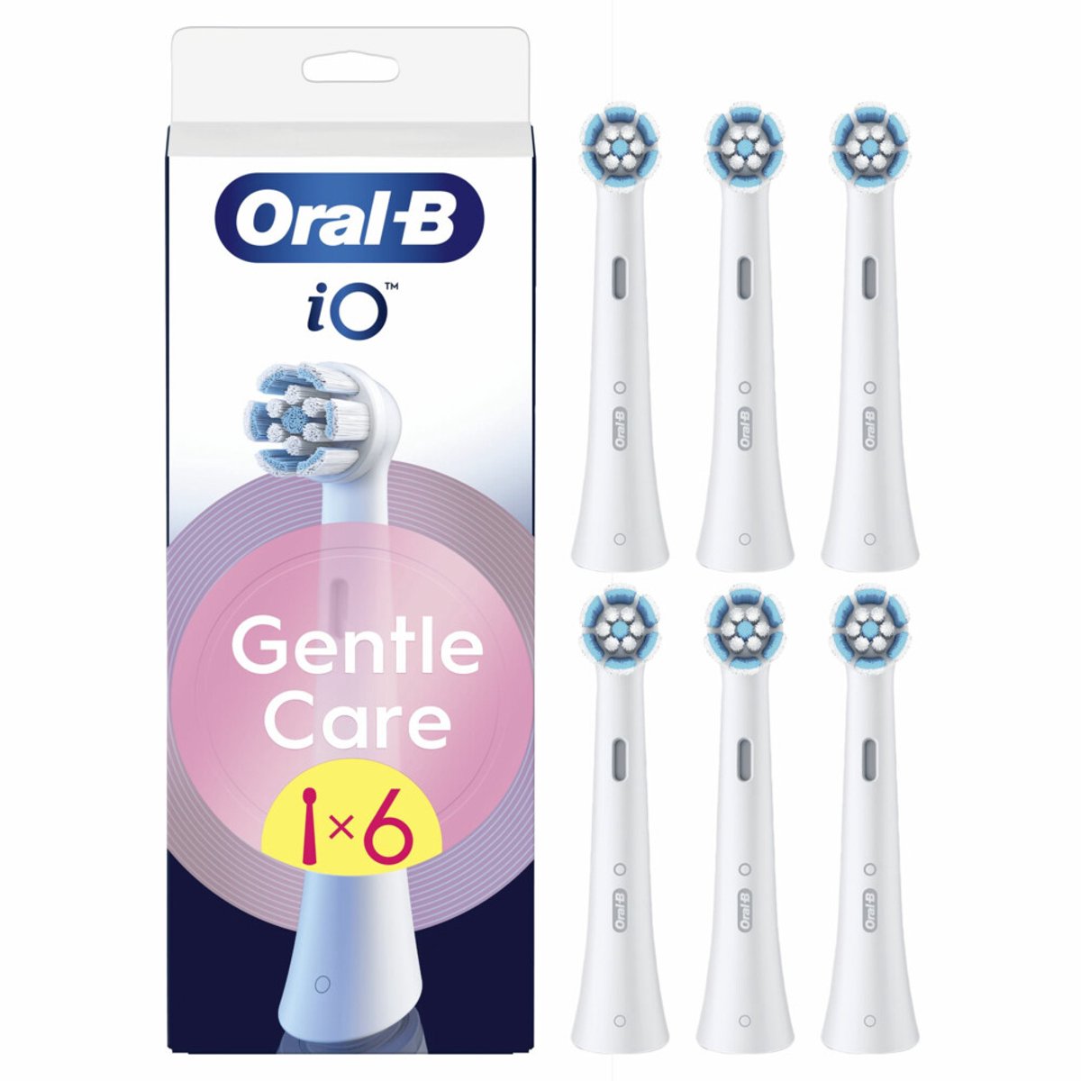 Oral-B iO Gentle Care Wit (6 stuks)