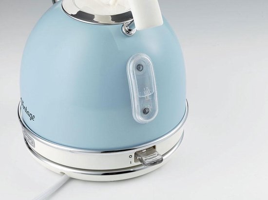 Ariete Vintage Waterkoker 2877 - Retro Design met Draadloze 360°-Sokkel