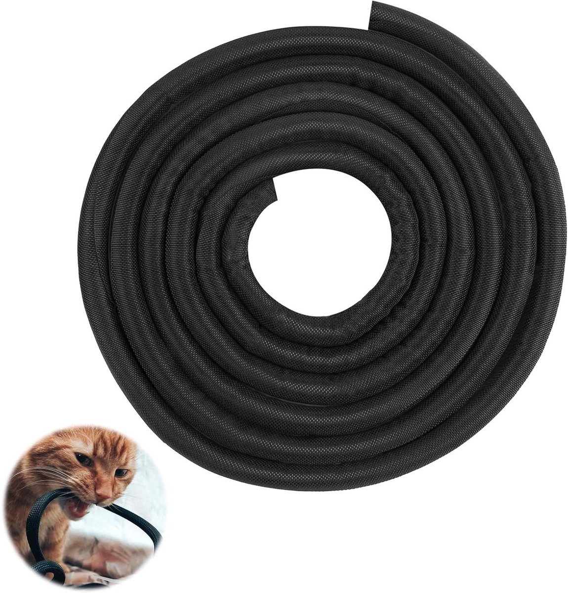 Zelfsluitende kabelbeschermslang voor huisdieren - 3 meter, 127 mm
