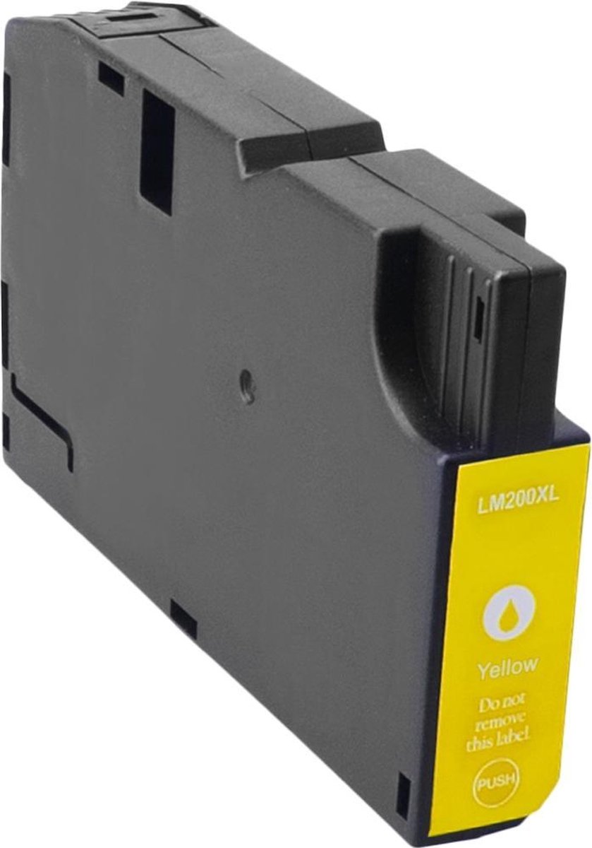 PlatinumSerie 1x cartridge alternatief voor Lexmark 200 XL Yellow