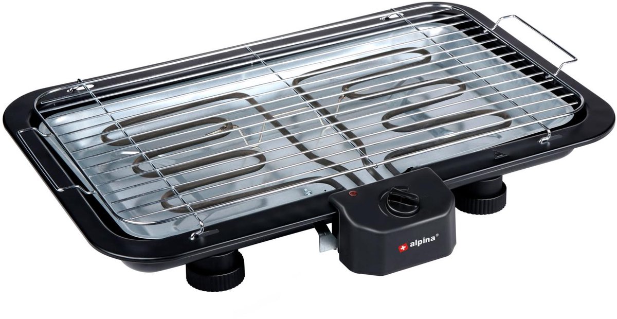 Alpina Elektrische BBQ-tafel 2200W 51x30