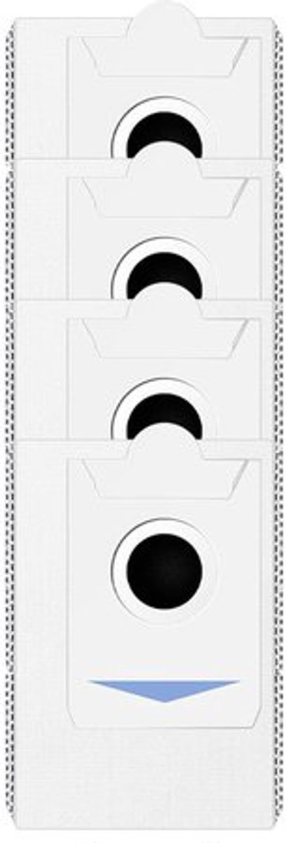Set van 4 stofzakken voor Ecovacs Deebot X5 Omni automatische afzuigstation