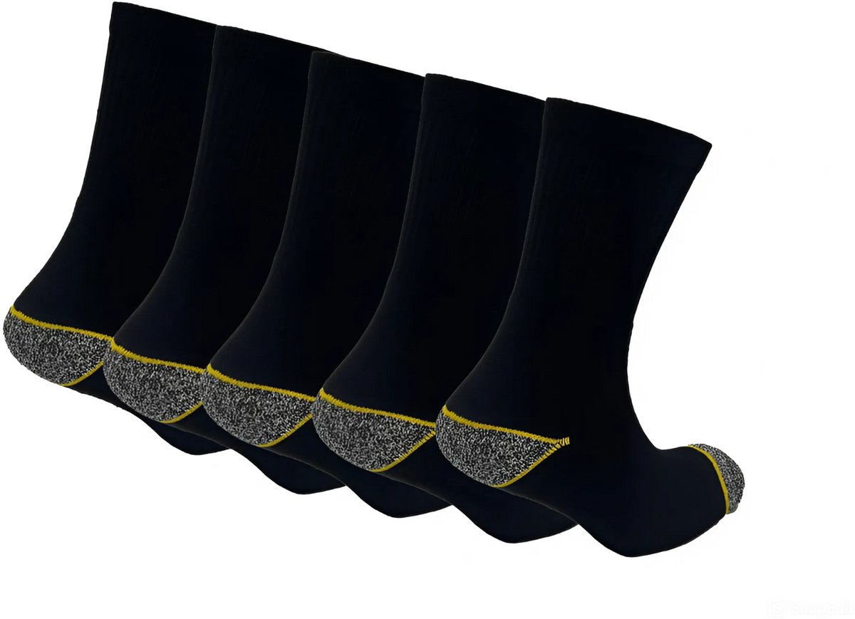 The Sockmaker werksokken - katoen gekussent - 5 paar - maat 41-46