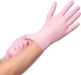Comforties Nagelstyliste handschoenen roze. Soft nitriel handschoenen ROZE Premium, maat XL / extra large voor manicure en pedicure behandelingen! Hygiëne in de nagelsalon!