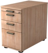 Ladeblok - 2 Lades - Walnoot - 42,8 x 80 x 72-76 cm - Signa Sc40 SG
