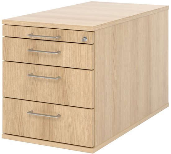 SIGNA TC30 BS - Conteneur roulant Chêne avec 3 tiroirs