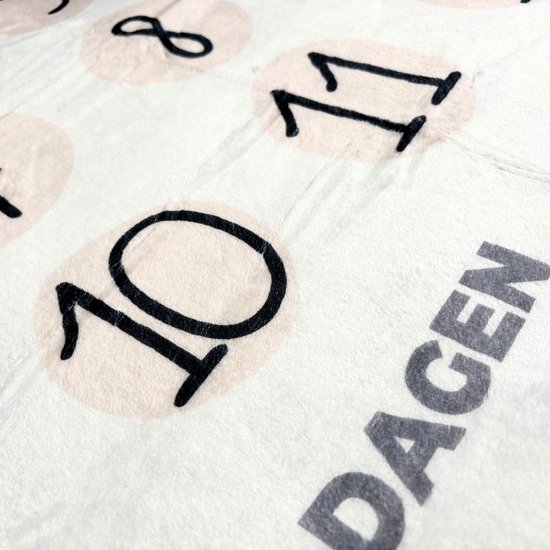 Jikkies ® - Mijlpaal deken - Milestone Blanket - Stippen - Dagen - Maanden - Jaren - Kraam cadeau van Jikkies — afbeelding 5