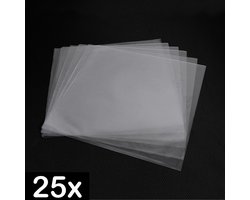 Pinguïn Records Glasheldere PVC hoezen - LP hoezen - 25 stuks - VinylCare Ultimate Shieldsleeve - LP Beschermhoezen - Hard plastic - Premium kwaliteit - Extra stevige hoeken - Buitenhoezen voor standaard LP’s - 250 Micron