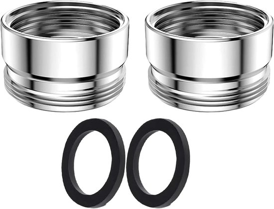 HTD schroefdraadadapter 300 bar perslucht G 5/8 binnen - W21.8 binnen 200 bar