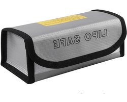 Brandwerende Explosion Zipper Fire Beschermhoes Sack voor Lipo Batterijen - Accutas Brandwerende Veiligheidstas