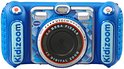 Blauwe kindercamera met 5.0 megapixel en 4x digitale zoom.