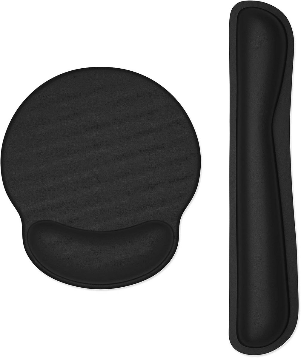 Ergonomische polssteun voor toetsenbord en muismat met geheugenschuim