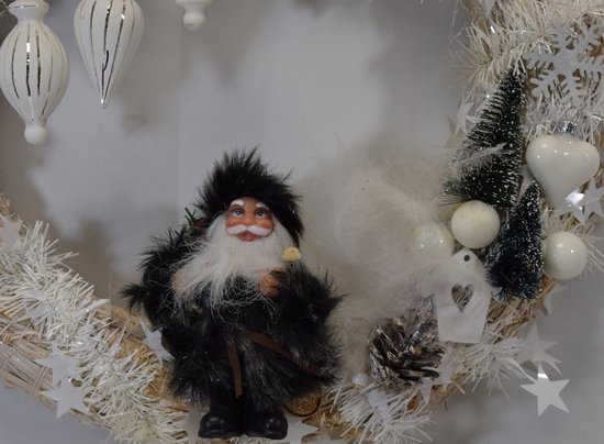 Künstlicher Weihnachtskranz KERRY, LEDs, grün, 60cm