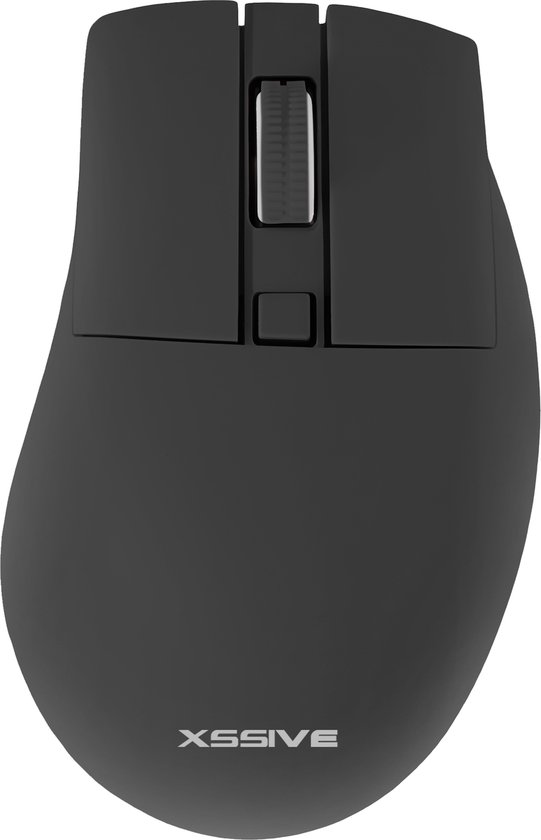 CHICIRIS Draadloze Zwarte Muis 5.0 met Mute voor Laptop