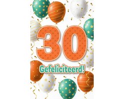Verjaardagskaart 30 Jaar - Wenskaart Verjaardag - Kaart 30 Jaar