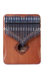 Piano à doigts - Kalimba - 21 touches - Bois d'acajou - Instrument de Musique