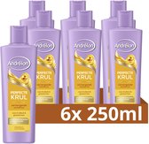 Andrélon Shampoo - Perfecte Krul - verrijkt met arganolie & glycerine - 6 x 250 ml