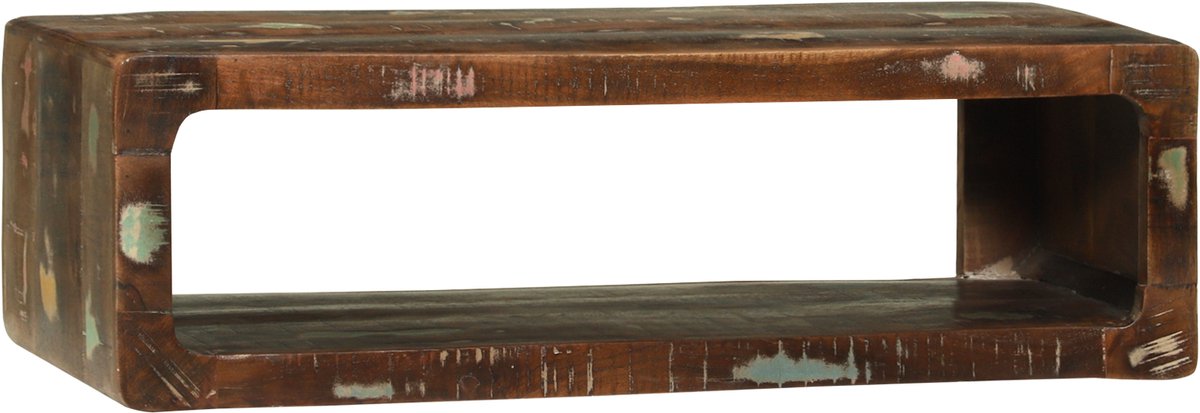 vidaXL - TV - Kast - Multikleur - 80 - x - 30 - x - 25 - cm - Massief - gerecycled - hout