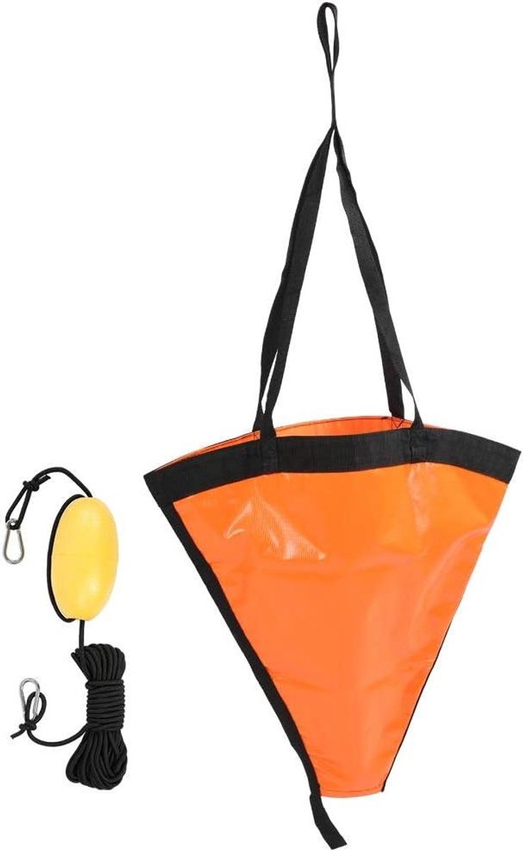 24 Inch Boat Anchor Floats Set - Black/Orange PVC Fishing Boat Rubber for Hunting Kayak