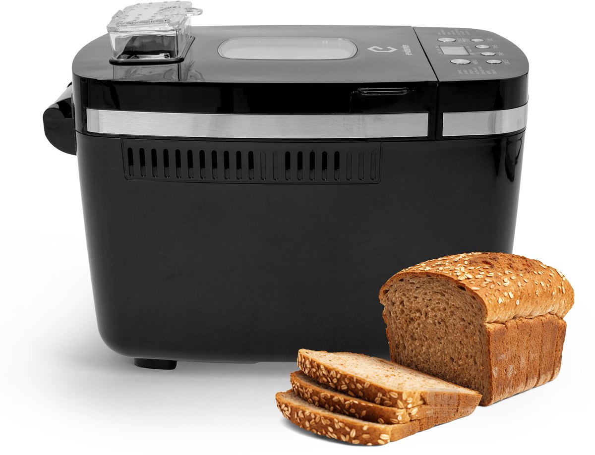 Bol.com Evidenter BM800 - Broodbakmachine - Brood 1.3 KG Capaciteit - Warmhoudfunctie - Ingrediënt Dispenser - 14 Bakprogramma’s... aanbieding