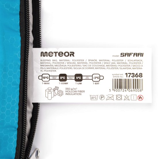 Meteor Safari L - Slaapzak - blauw, comfortabel, lichtgewicht van Meteor — afbeelding 4
