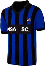 COPA - Pisa S.C. 1986 - 87 Retro Voetbalshirt - Mannen - Blauw - Zwart - XL