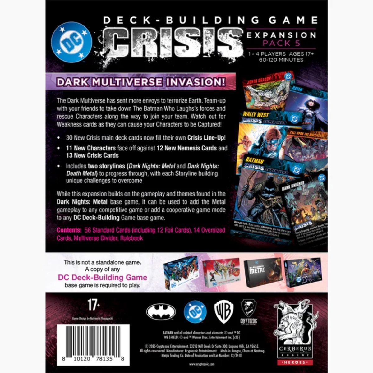 DC Deck-Building Game: Crisis Expansion Pack 5 - Death Metal - Uitbreiding - Engelstalig