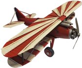 Cocoarm Vintage Double Decker Model for Home Decoration, Retro Airplane