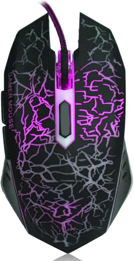 Lexium Computermuis met Draad - Computer Muis met Draad - Muis met Draad voor Laptop of PC