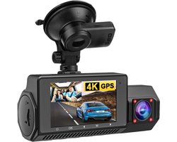 Dashcam - Daschcams - Auto - Camera - Vooruit - Achteruit - Video - Autobeveiliging - Parkeerbeveiliging - Recording - Dag en Nacht - Schadepreventie