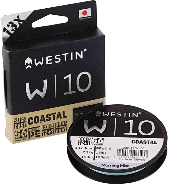 Westin W10 13 Braid Coastal Morning Mist 150m 0,148mm 8.7kg van Merkloos — afbeelding 3